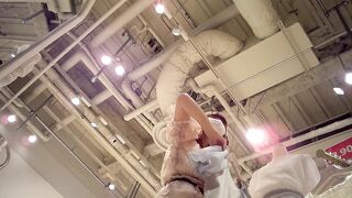 ツインテール清楚鬼カワK  超食い込みTを逆さ撮り voyeur jp 3