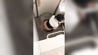 Various Young Students Changing Clothes t1 toilet 1 07