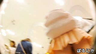 ヒラミニ美少女ちゃんの白パンツを拝見no-7 voyeur jp 01-130526