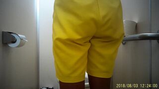 新Tennis㉖ ５名収録！半ケツ状態のミッキー柄おパンツの下は・・綺麗なスジスジ娘でした！ voyeur jp 160526 03