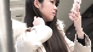 痴漢動画 s u48の瀧野由 子そっくりjd タイツ破き 黒紐パンほどき サーモンピンク美マン ガチイキ太もも痙攣 高画質 voyeur jp